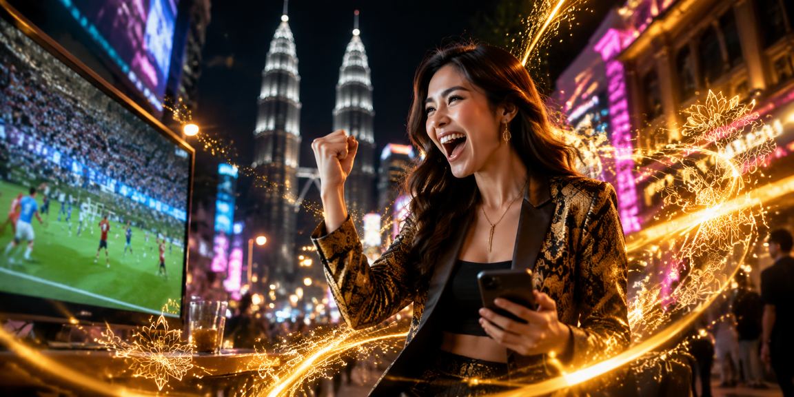 Pengguna di Kuala Lumpur mengakses platform hiburan kasino dan sukan maya melalui peranti mudah alih